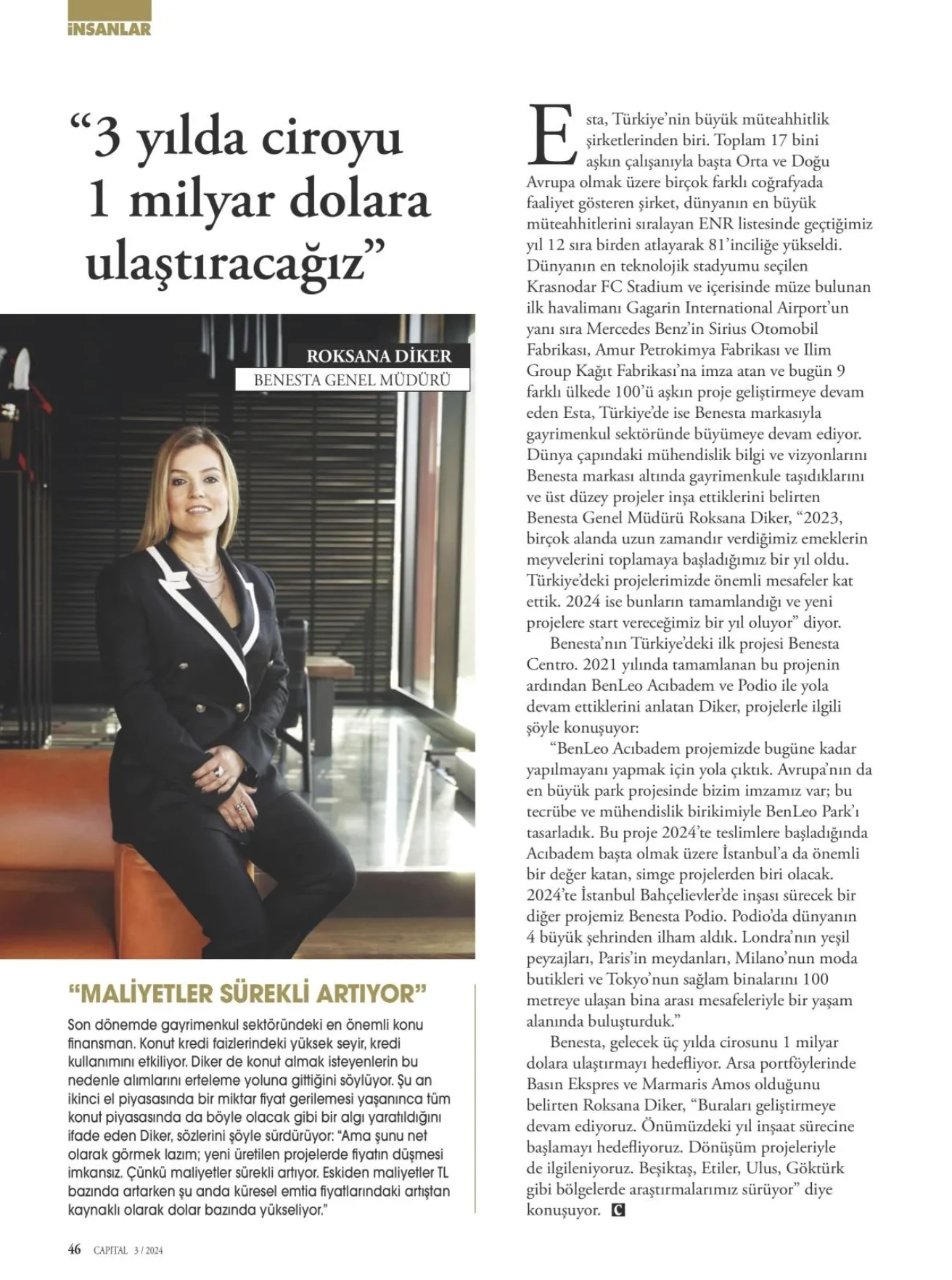 CAPITAL Benesta Benleo medya yayını
