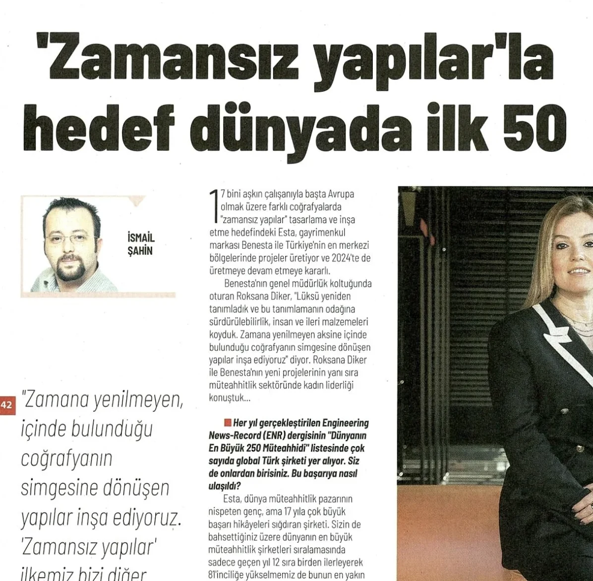 MİLLİYET EXECUTIVE Benesta Benleo medya yayını